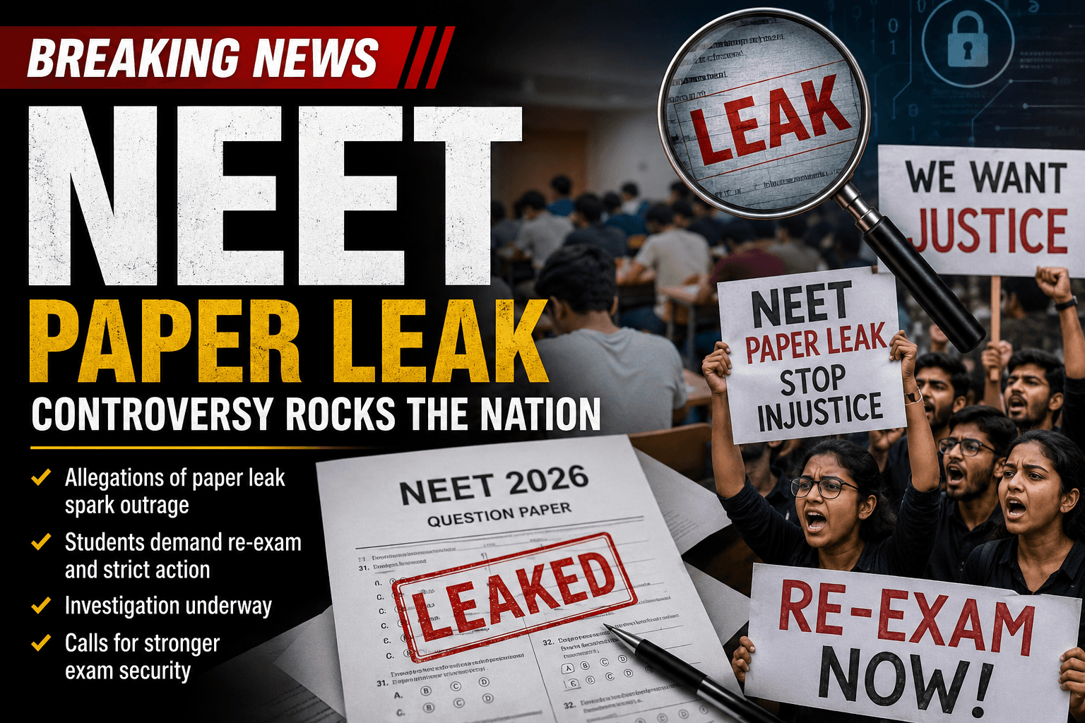 NEET Paper Leak 2026: How the Exam Controversy Sparked Nationwide Concern Among Students